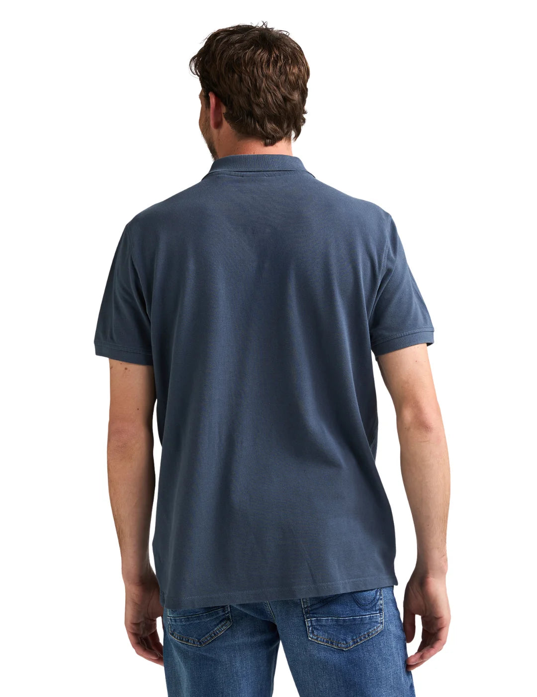 Polo Básico Petrol Industries Dolphin Storm Blue | Bicos de Fío