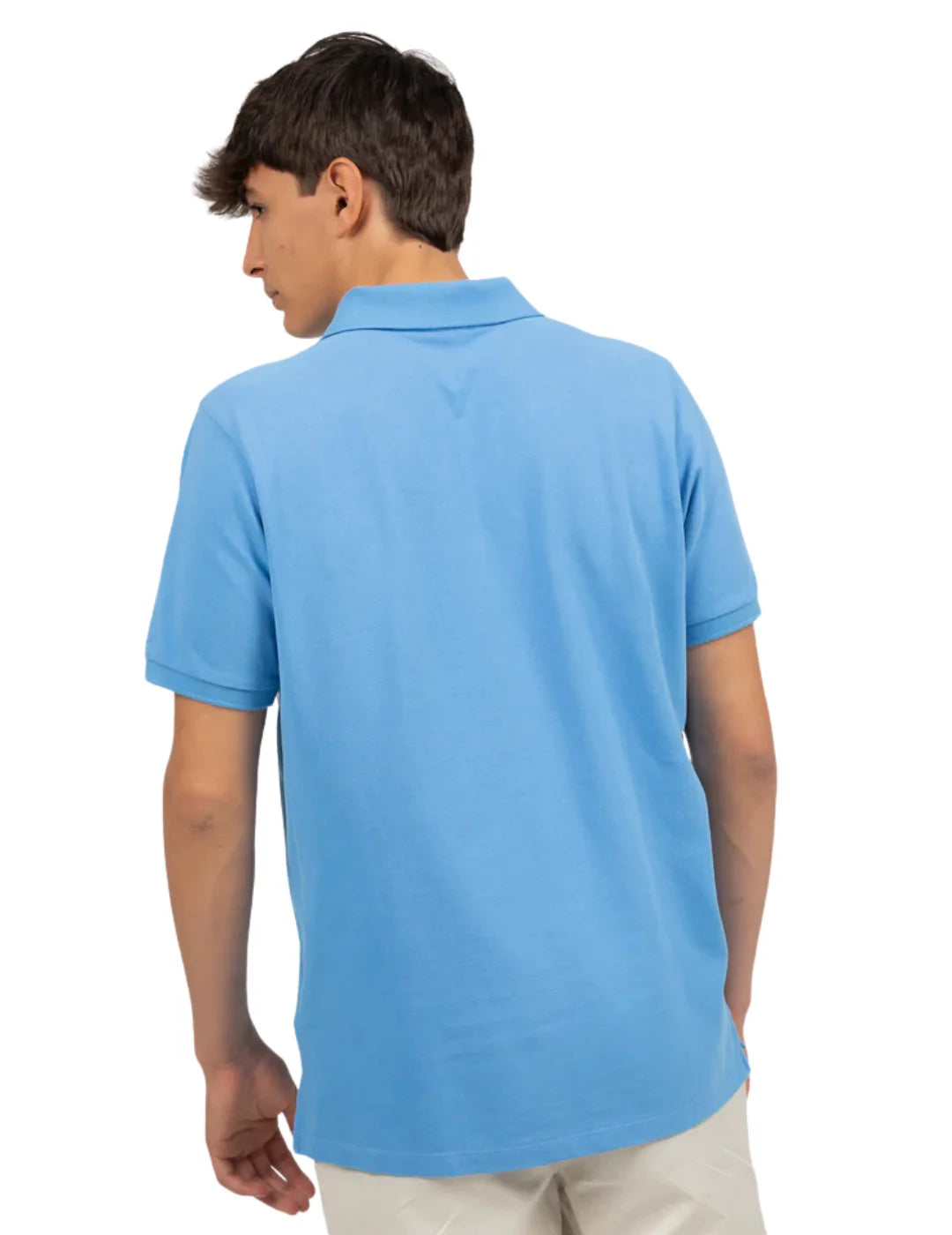 Polo elPulpo Lavado Bordado Azul Lavanda | Bicos de Fío