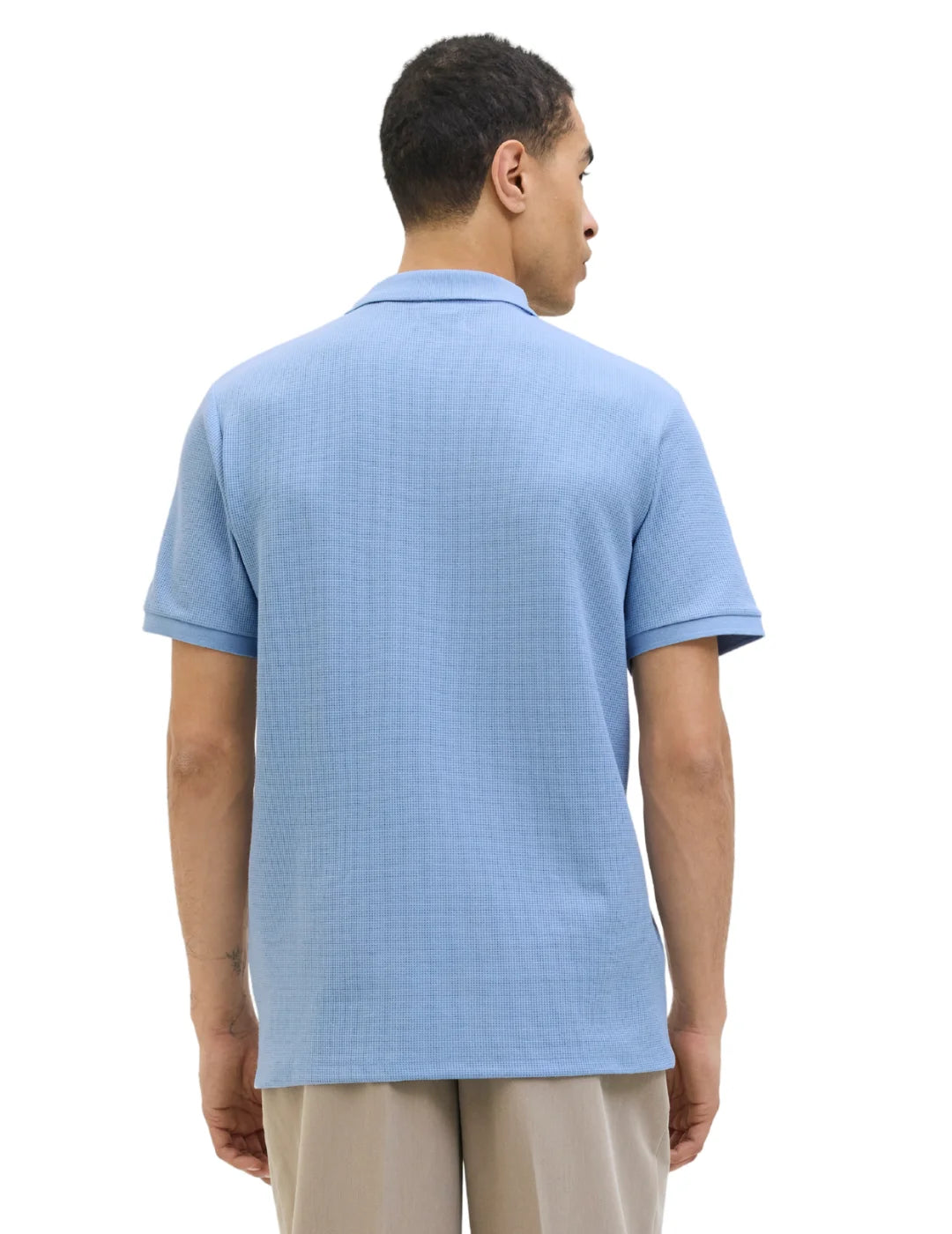 Polo Jack&Jones Austin Chambray Blue | Bicos de Fío