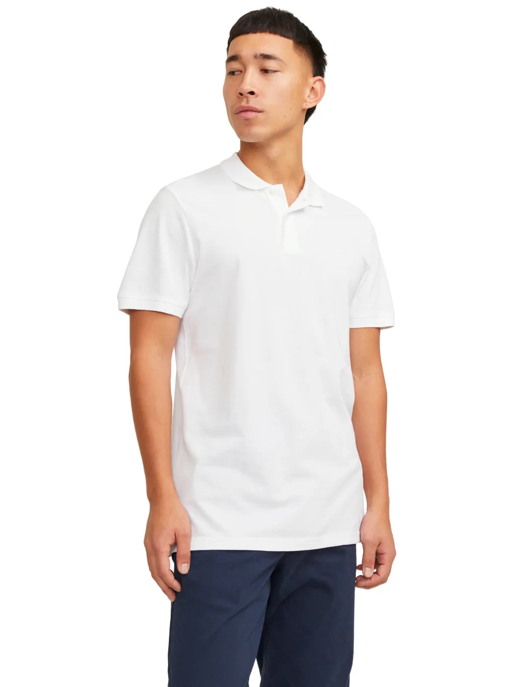 Polo Jack&Jones Basic Blanco | Bicos de Fío