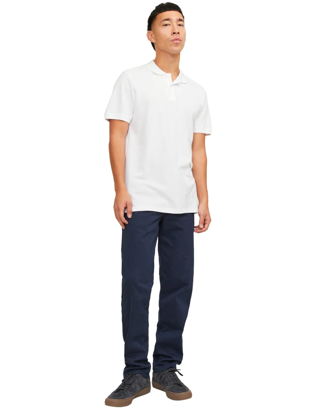 Polo Jack&Jones Basic Blanco | Bicos de Fío