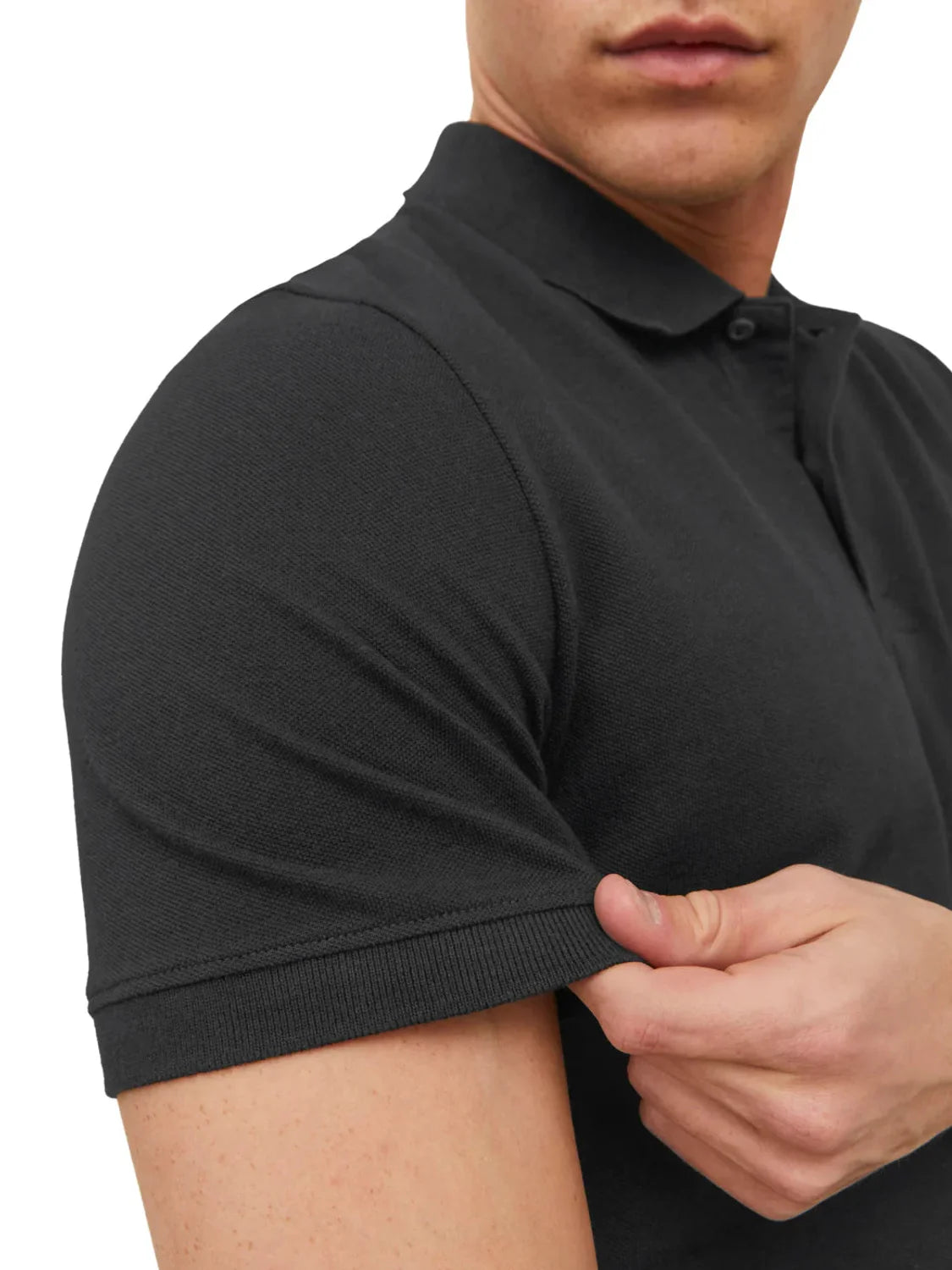 Polo Jack&Jones Basic Negro | Bicos de Fío