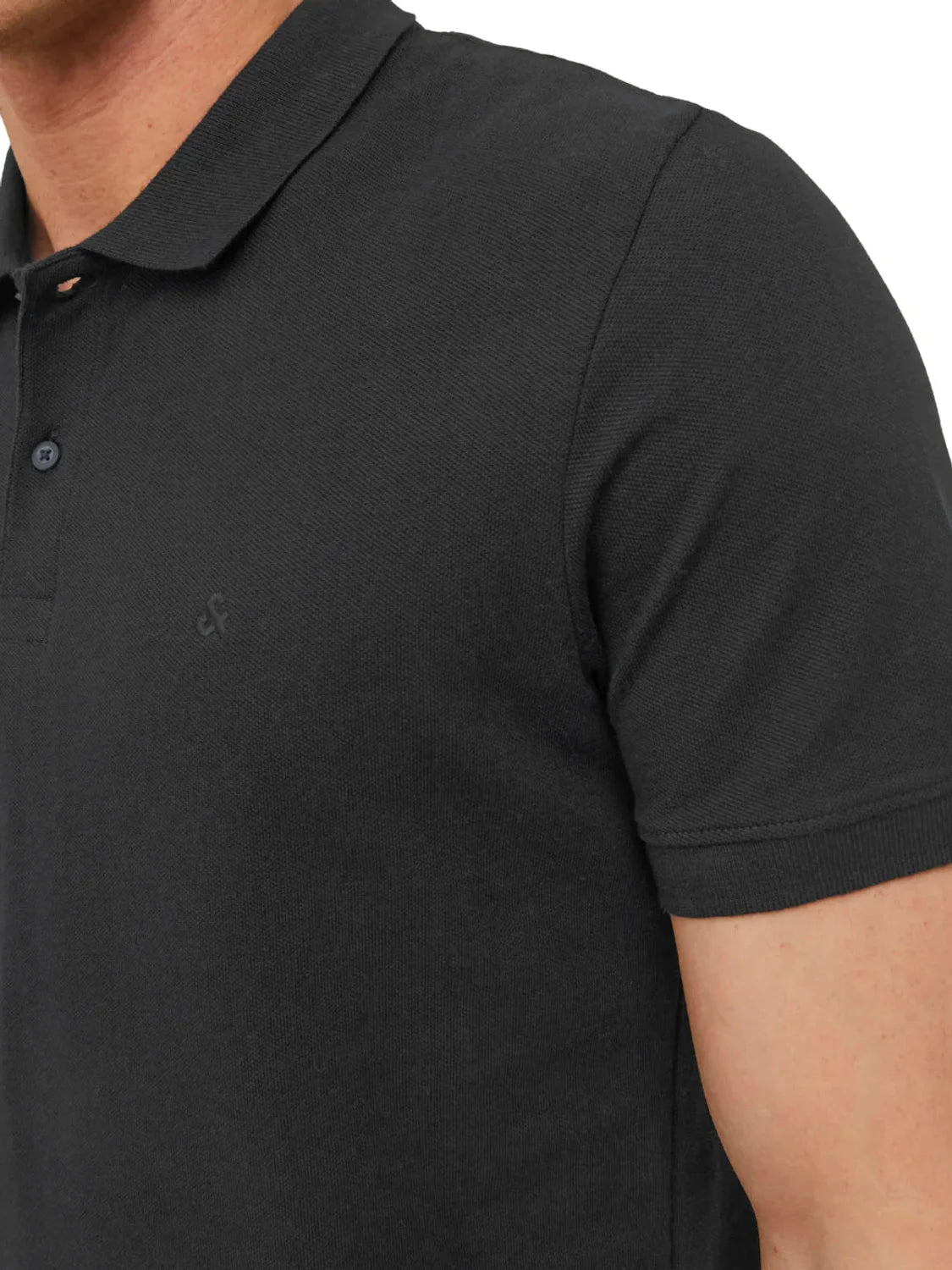 Polo Jack&Jones Basic Negro | Bicos de Fío