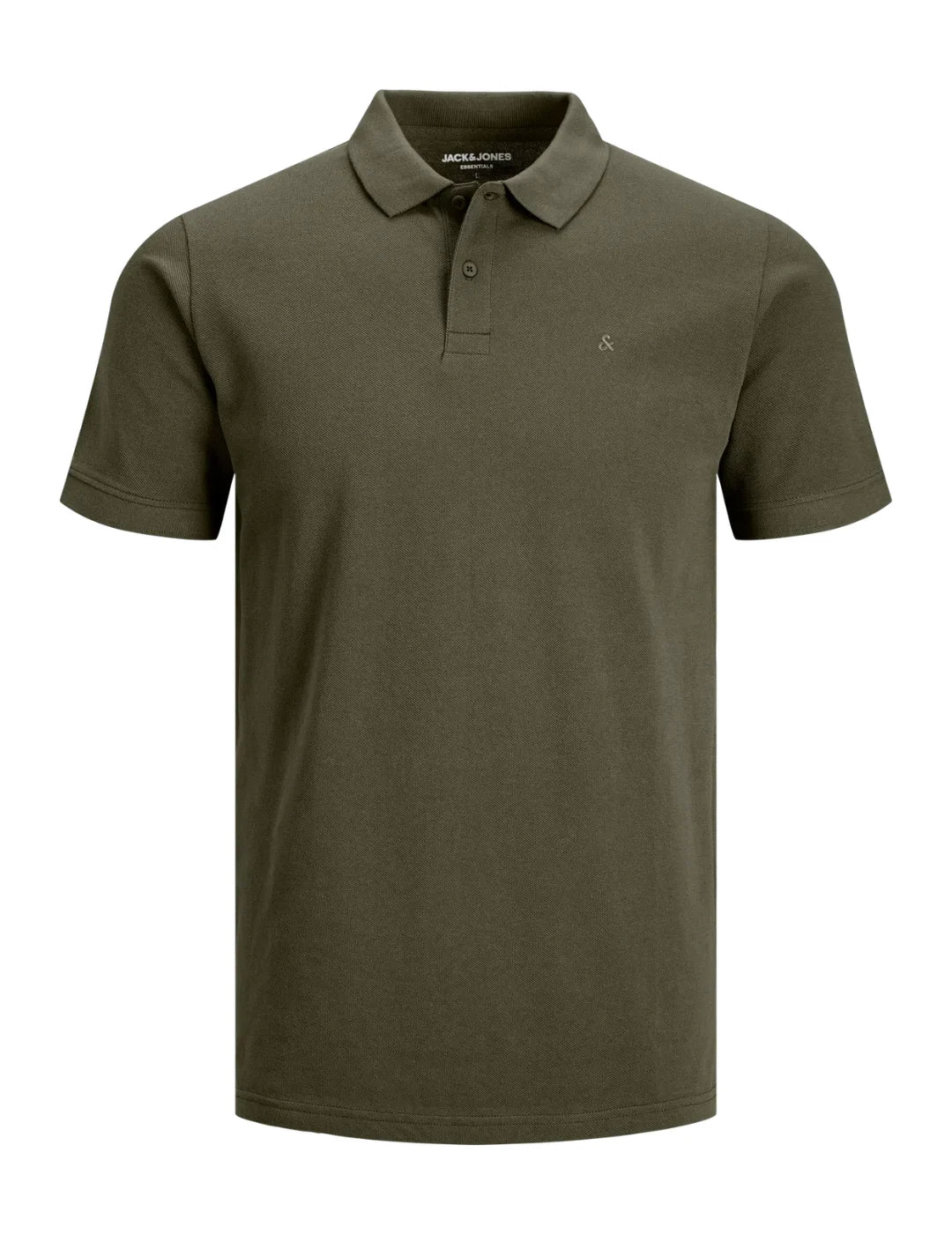 Polo Jack&Jones Basic Verde Oliva | Bicos de Fío