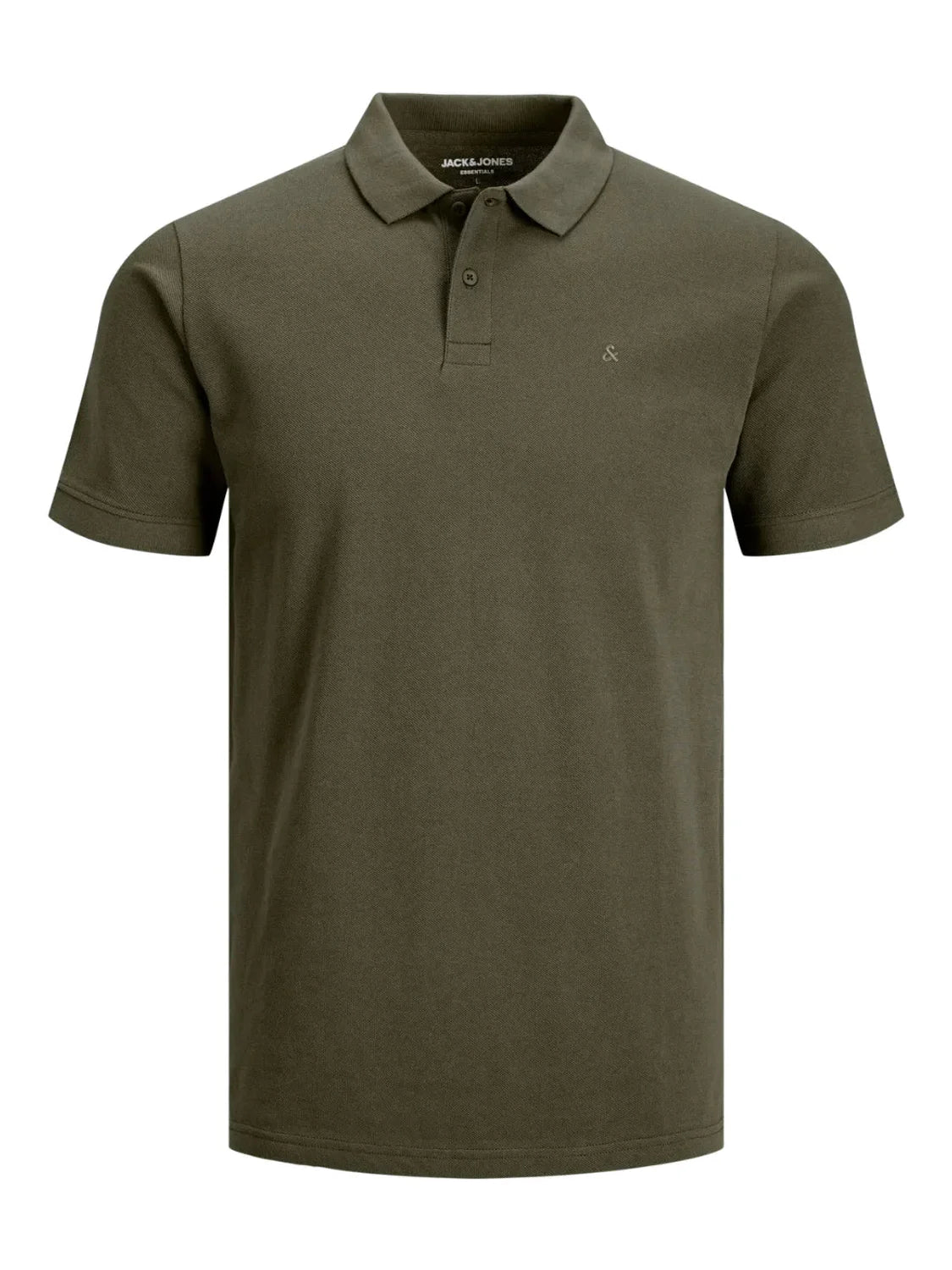 Polo Jack&Jones Basic Verde Oliva | Bicos de Fío