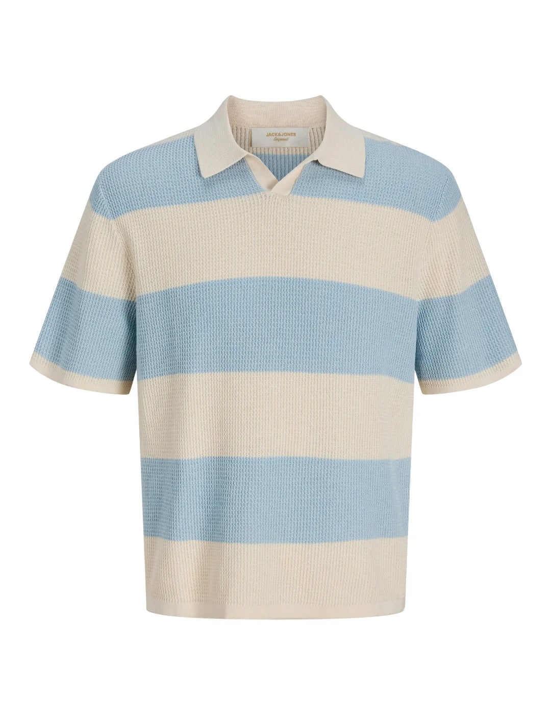 Polo Jack&Jones Liam Knit Rayas Azul | Bicos de Fío