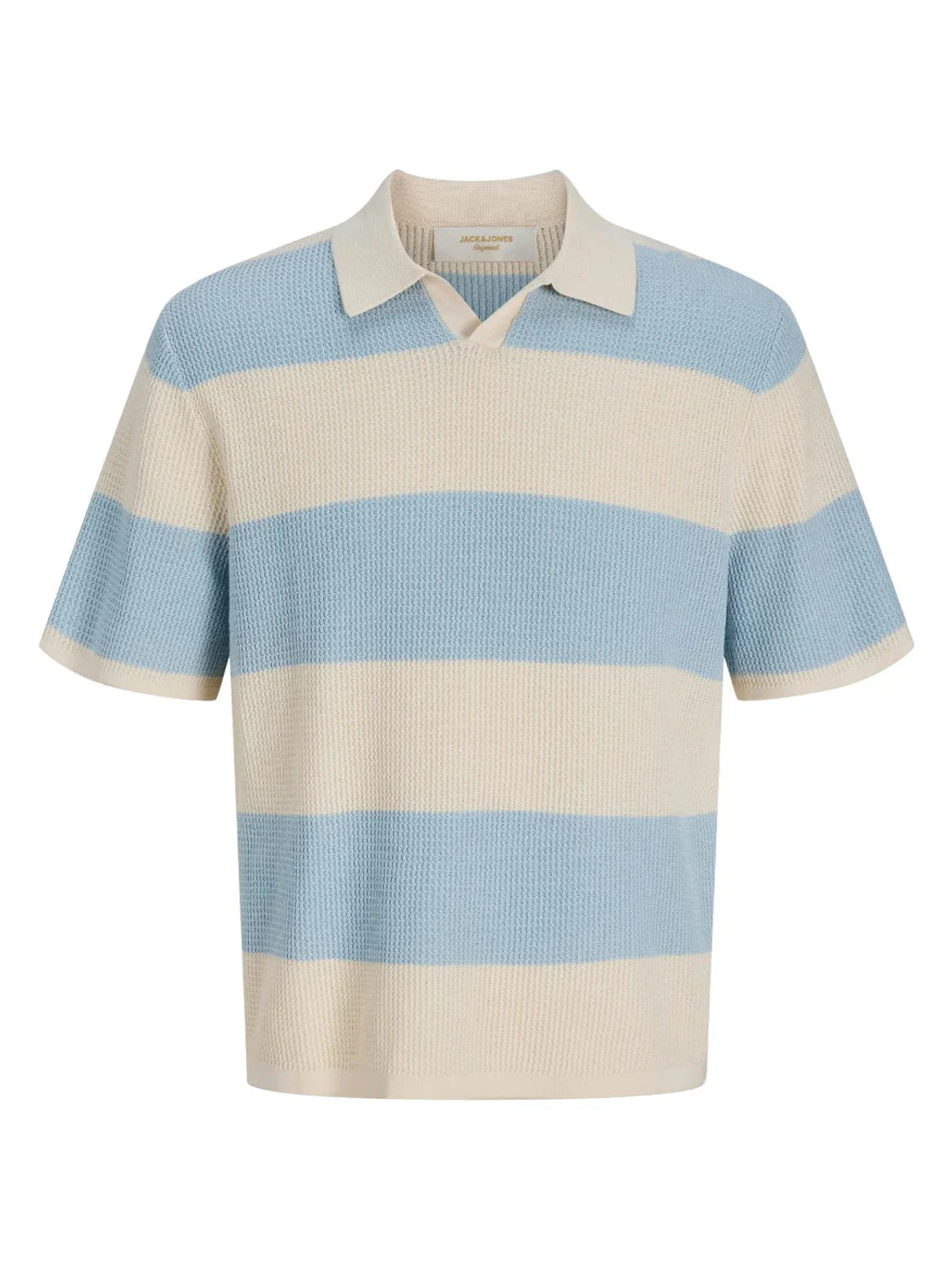 Polo Jack&Jones Liam Knit Rayas Azul | Bicos de Fío