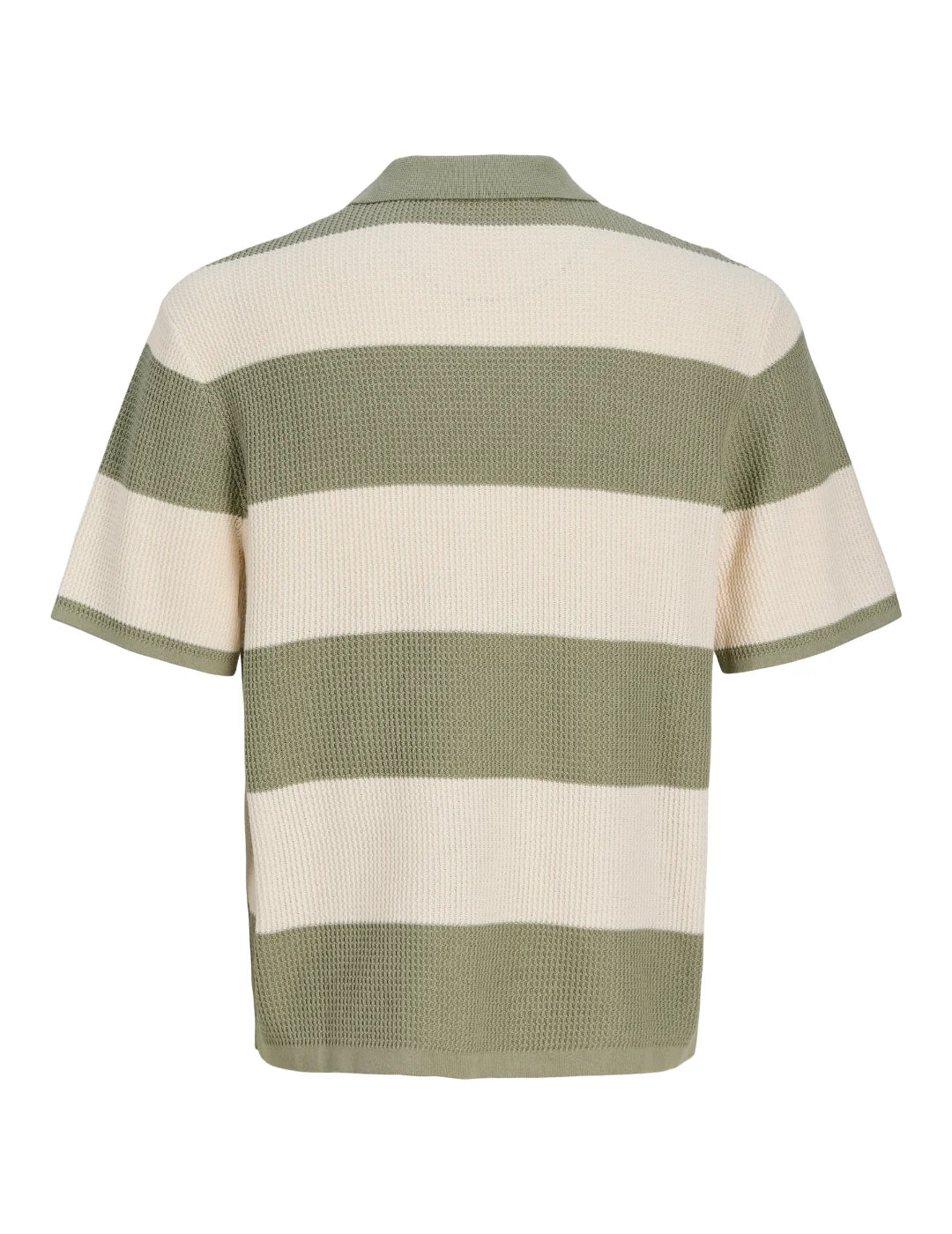 Polo Jack&Jones Liam Knit Rayas Verde | Bicos de Fío