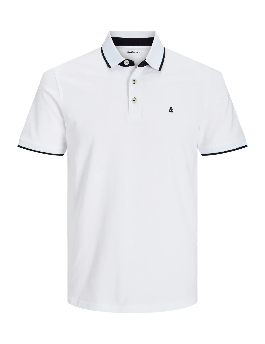 Polo Jack&Jones Paulos Ribete Blanco | Bicos de Fío