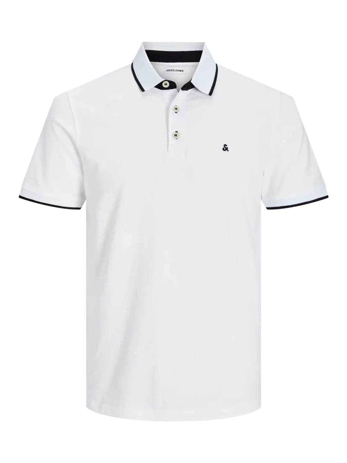 Polo Jack&Jones Paulos Ribete Blanco | Bicos de Fío