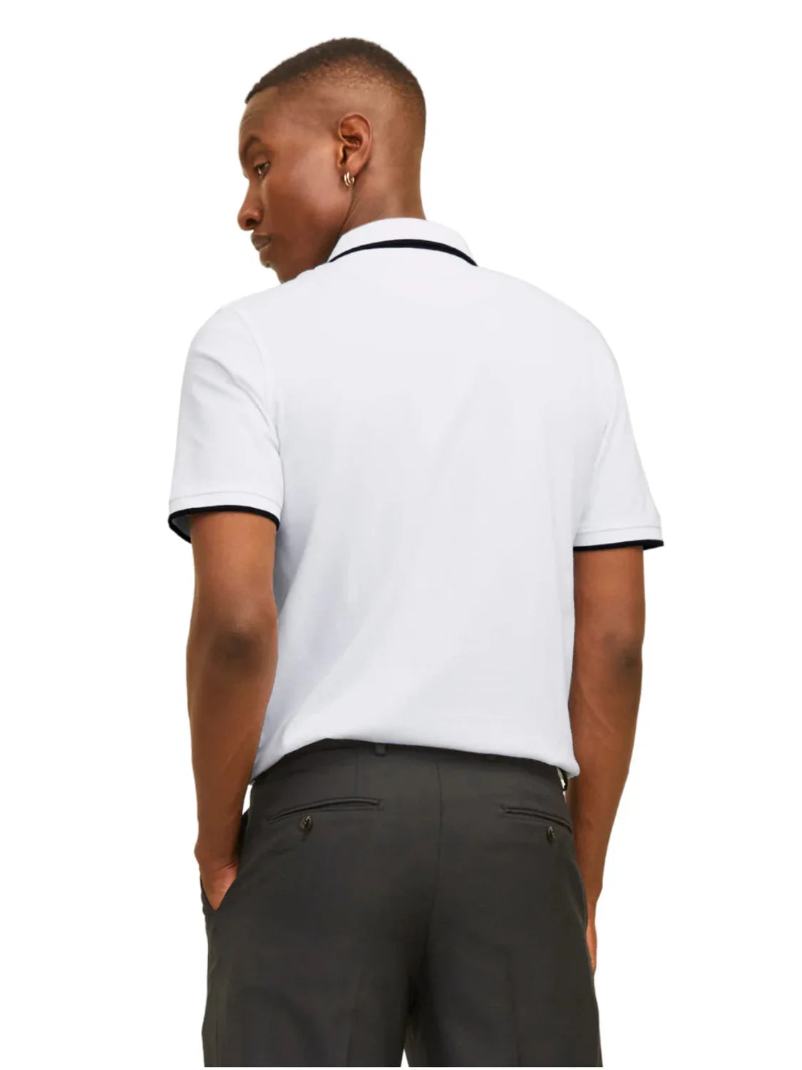Polo Jack&Jones Paulos Ribete Blanco | Bicos de Fío