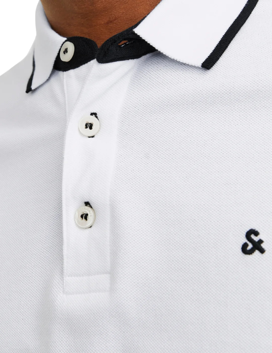Polo Jack&Jones Paulos Ribete Blanco | Bicos de Fío