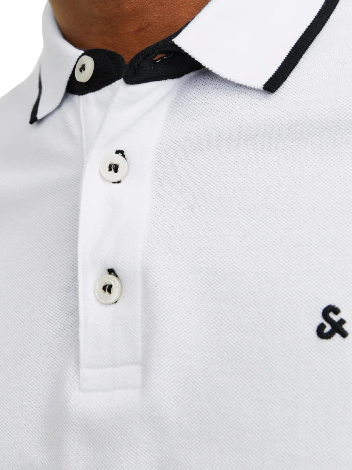 Polo Jack&Jones Paulos Ribete Blanco | Bicos de Fío