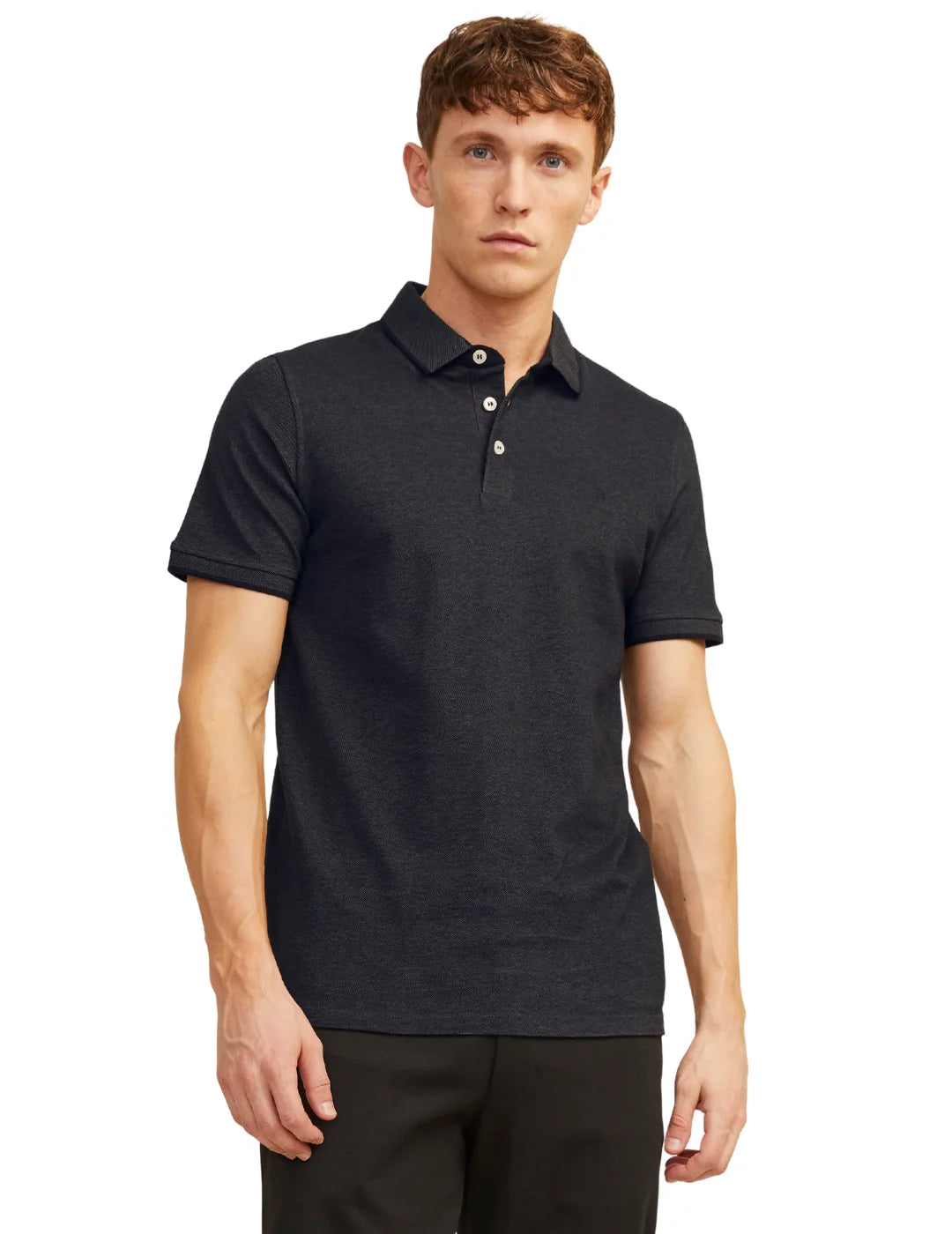 Polo Jack&Jones Paulos Gris Oscuro | Bicos de Fío
