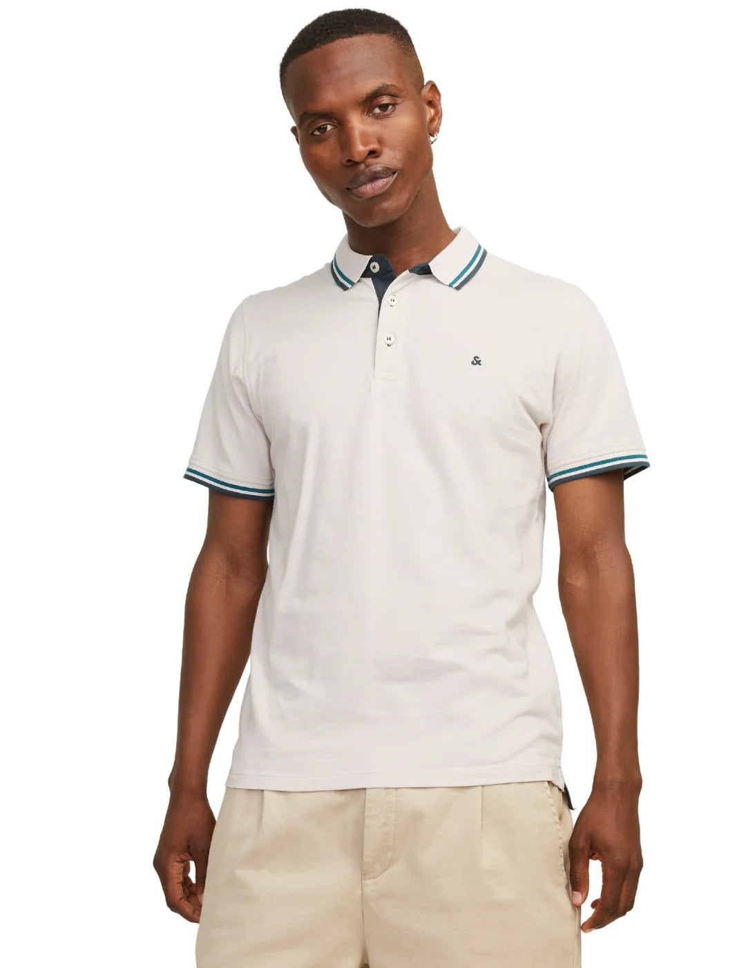 Polo Jack&Jones Paulos Ribete Moonbeam | Bicos de Fío