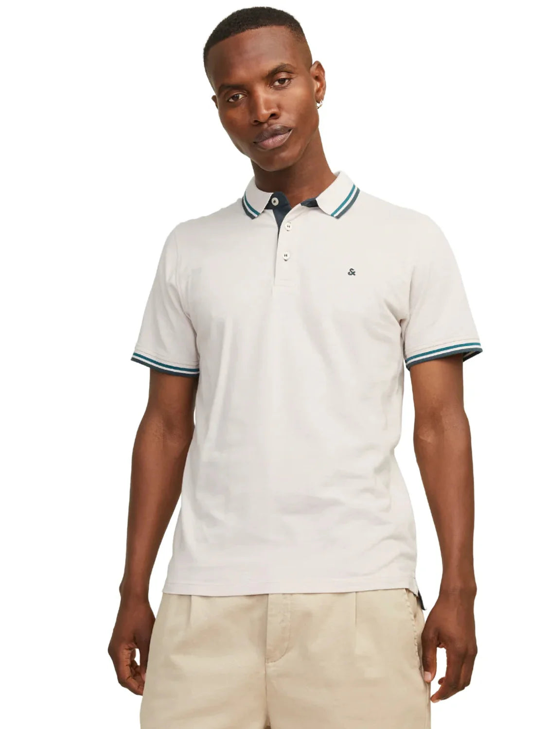 Polo Jack&Jones Paulos Ribete Moonbeam | Bicos de Fío