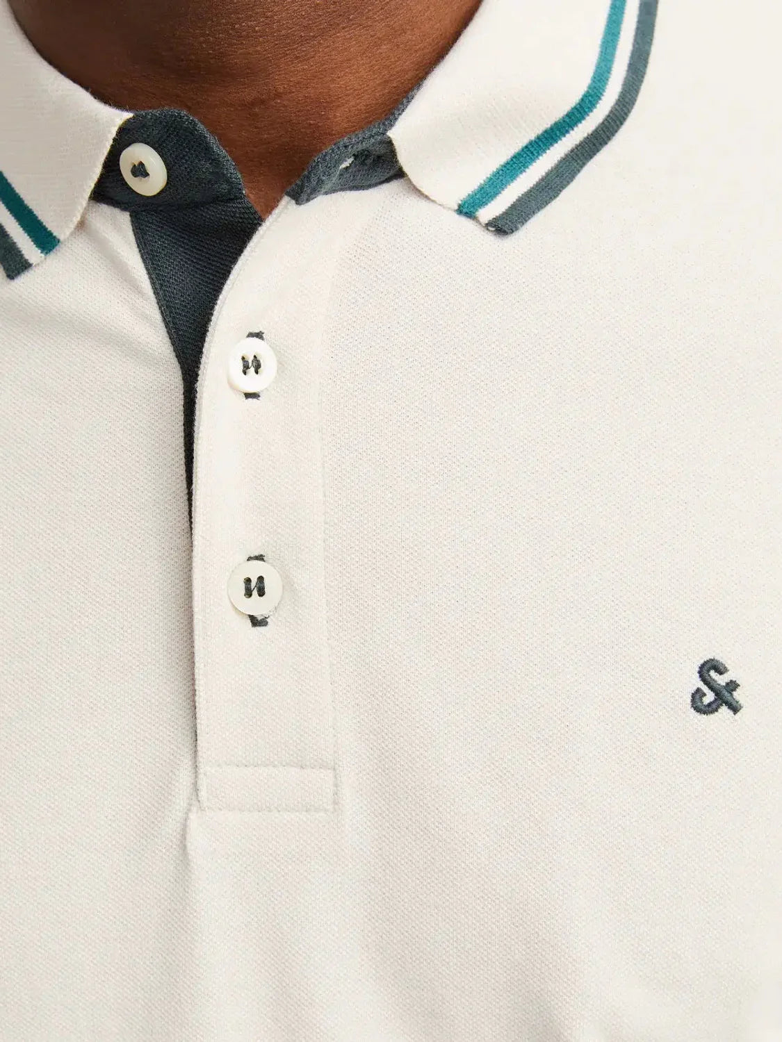 Polo Jack&Jones Paulos Ribete Moonbeam | Bicos de Fío