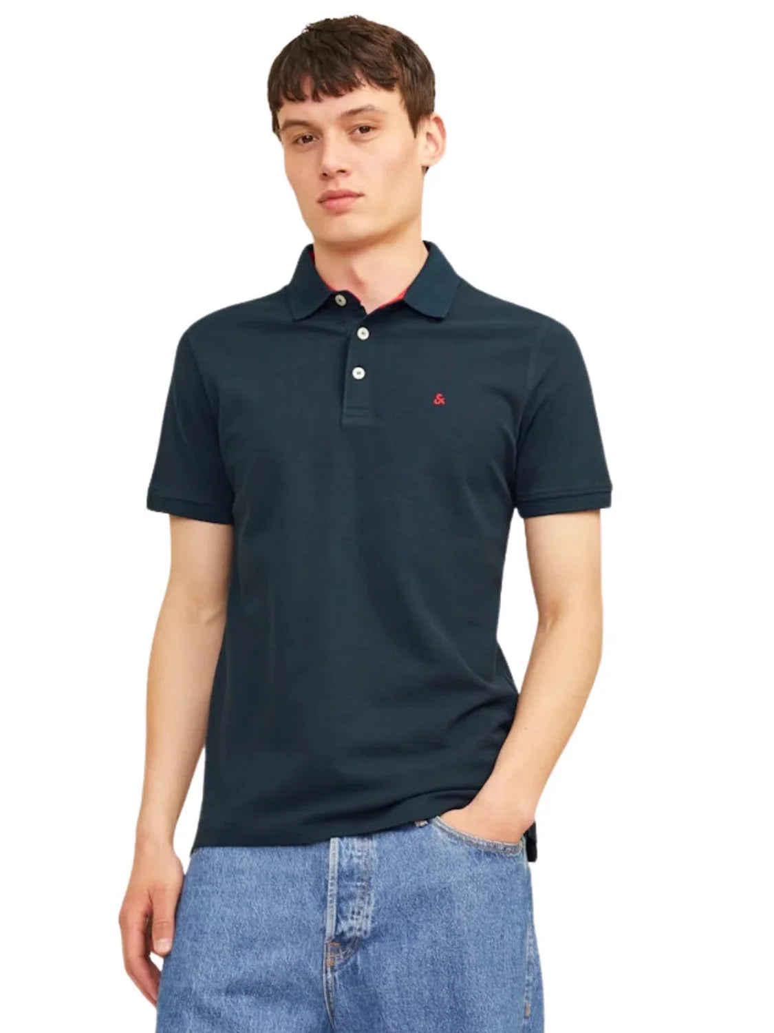 Polo Jack&Jones Paulos Azul Marino | Bicos de Fío