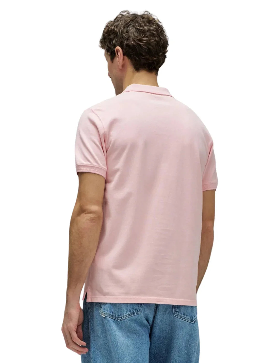 Polo Logo Salsa Jeans Rosa - Bicos de Fío