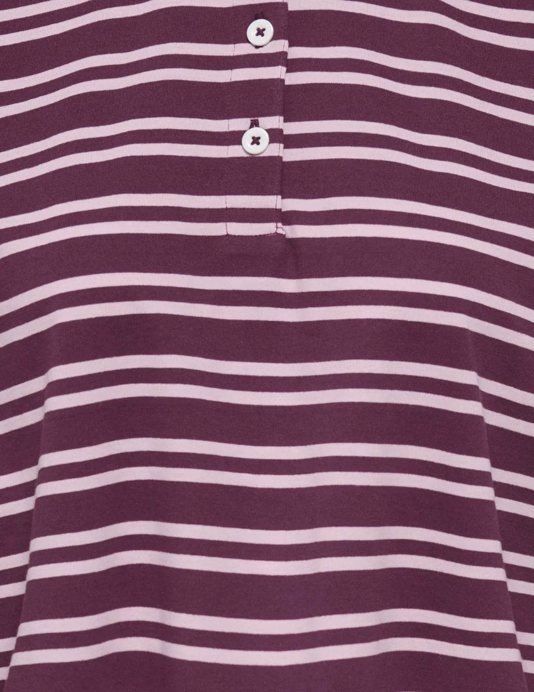 Polo ONLY Kari Morado-Blanco | Bicos de Fío