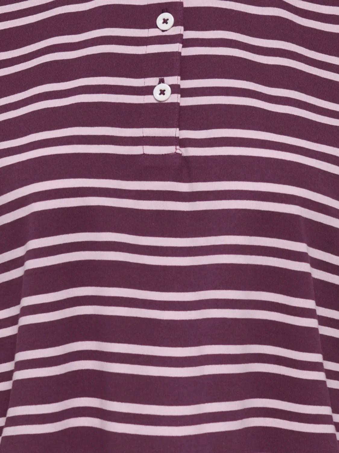 Polo ONLY Kari Morado-Blanco | Bicos de Fío