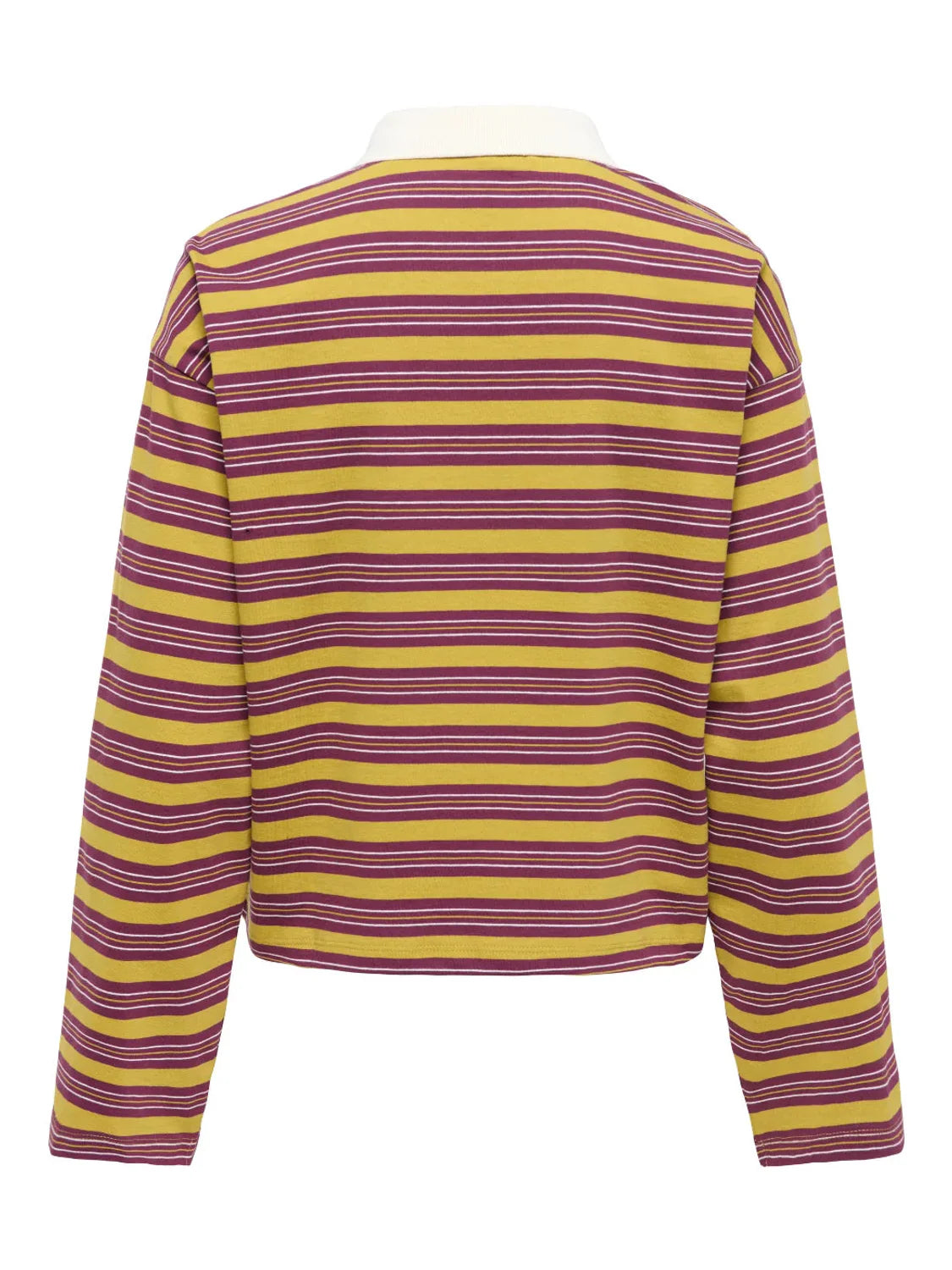 Polo ONLY Kari Mostaza-Morado | Bicos de Fío