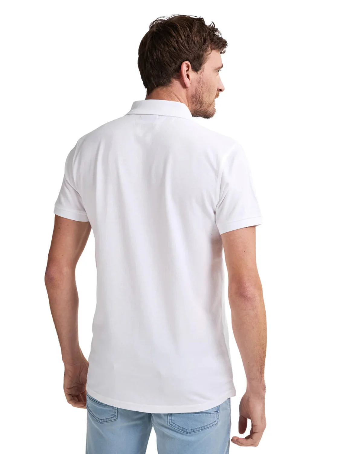 Polo Básico Petrol Industries Dolphin Bright White | Bicos de Fío