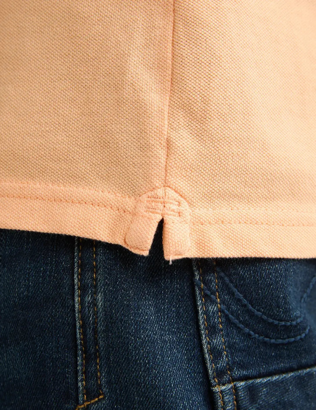 Polo Básico Petrol Industries Dolphin Tropical Orange | Bicos de Fío