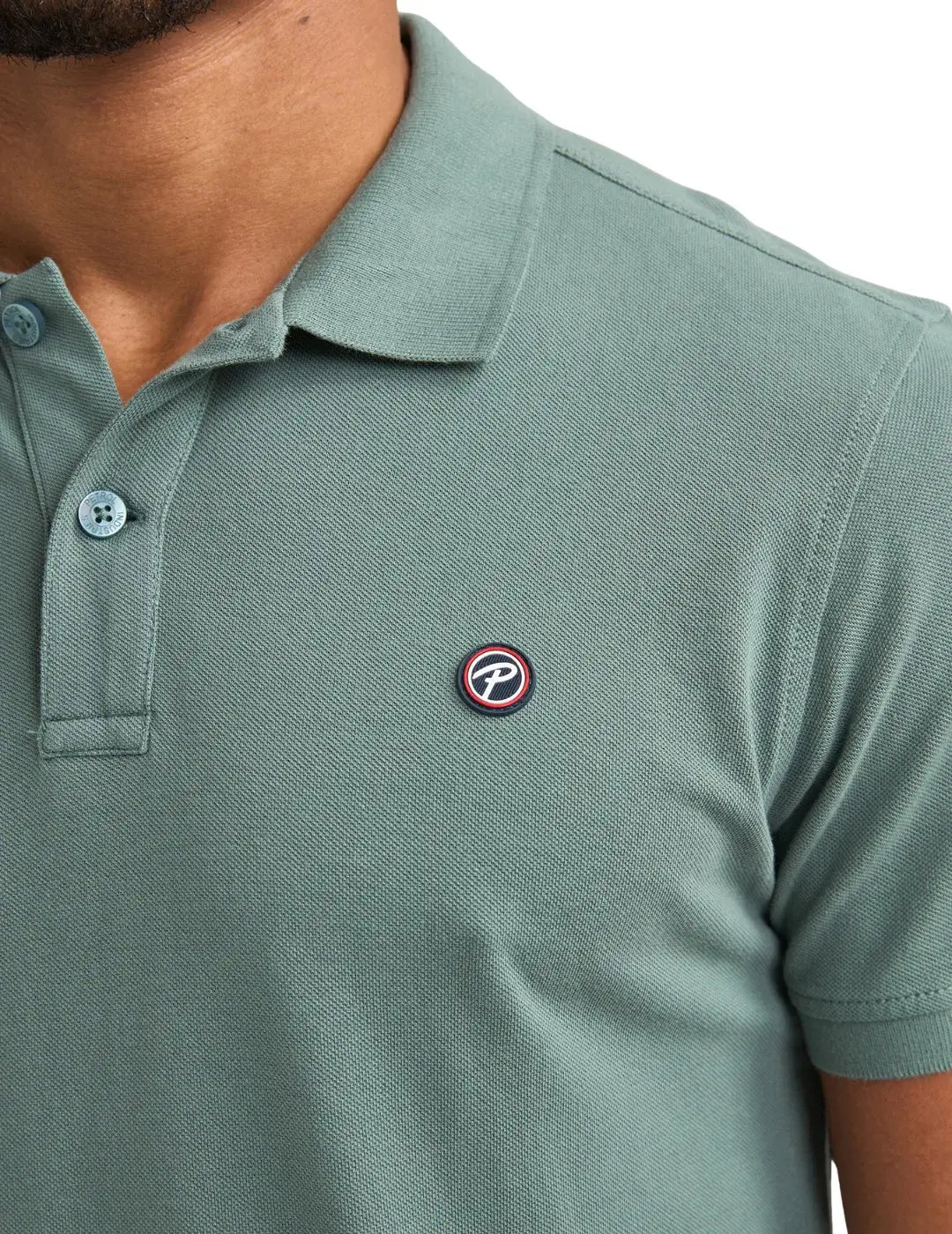 Polo Básico Petrol Industries Dolphin Oil Green | Bicos de Fío