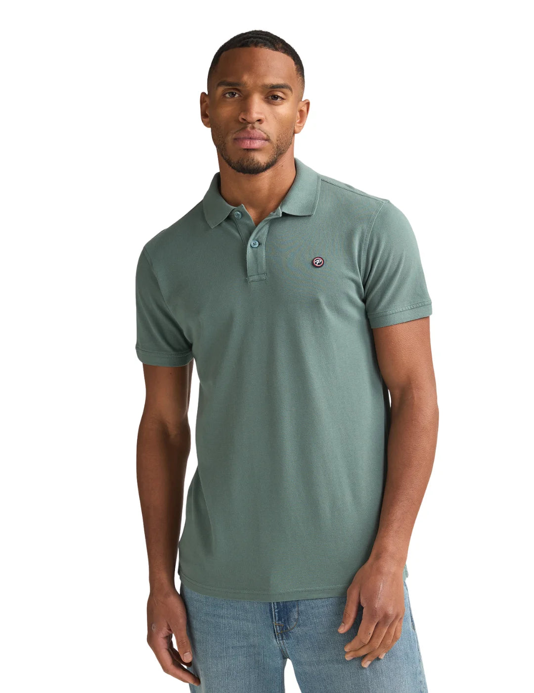 Polo Básico Petrol Industries Dolphin Oil Green | Bicos de Fío