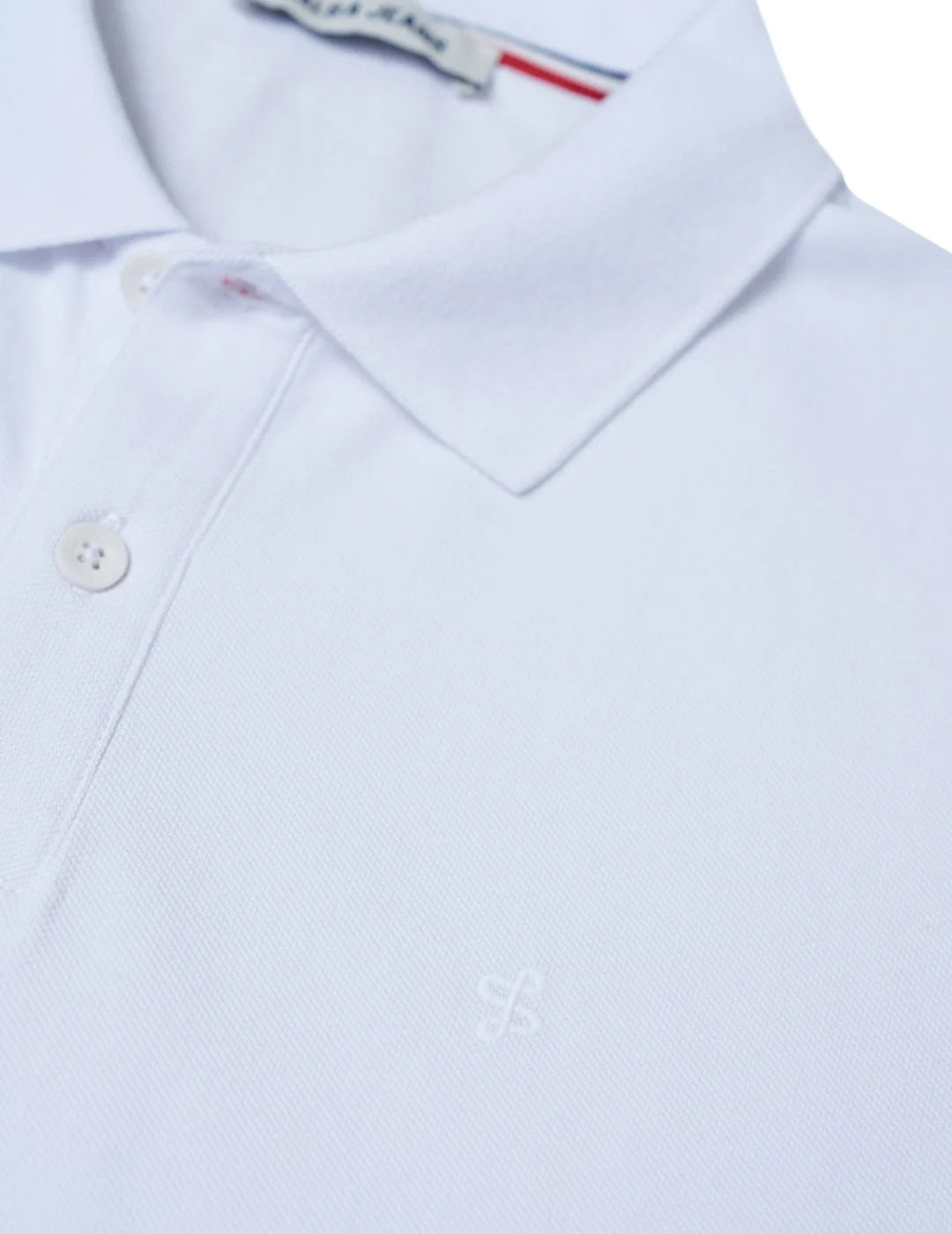 Polo Salsa Jeans New Basic Blanco | Bicos de Fío