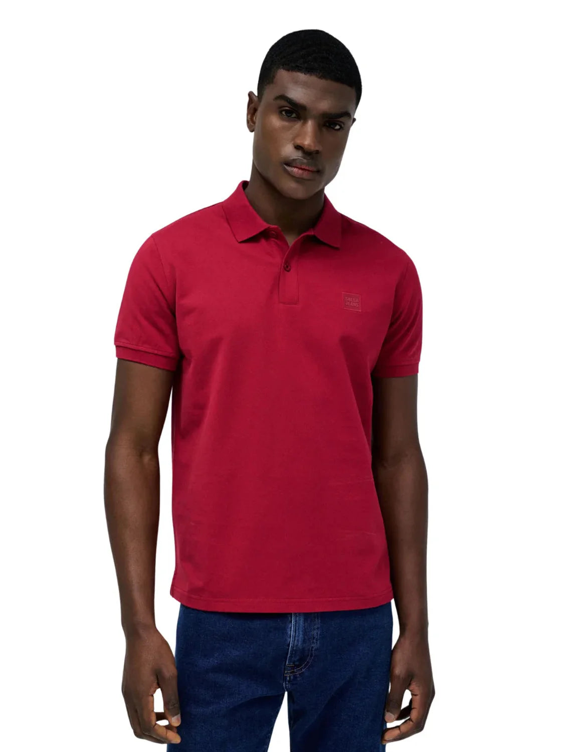 Polo Salsa Jeans New Basic Rojo | Bicos de Fío