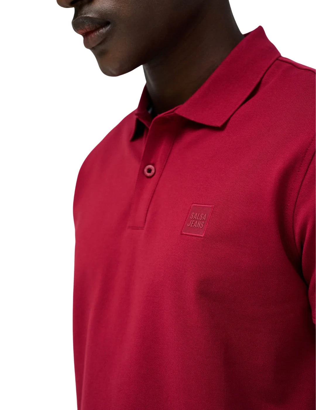 Polo Salsa Jeans New Basic Rojo | Bicos de Fío