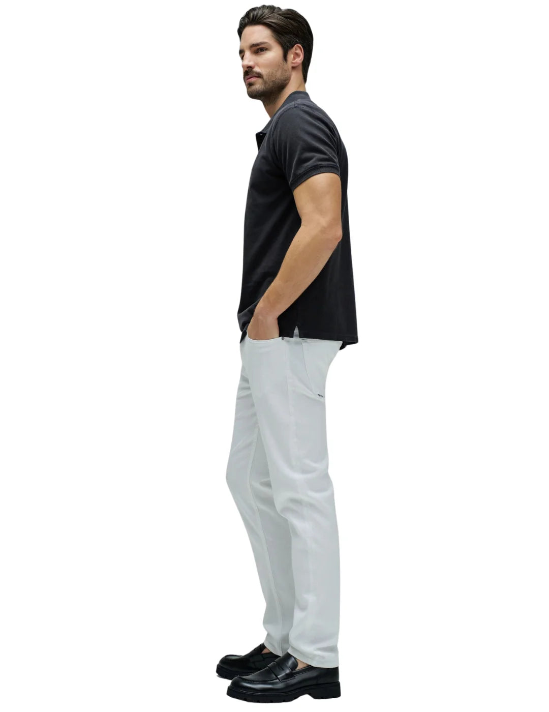 Polo Salsa Jeans New Details Antracita | Bicos de Fío