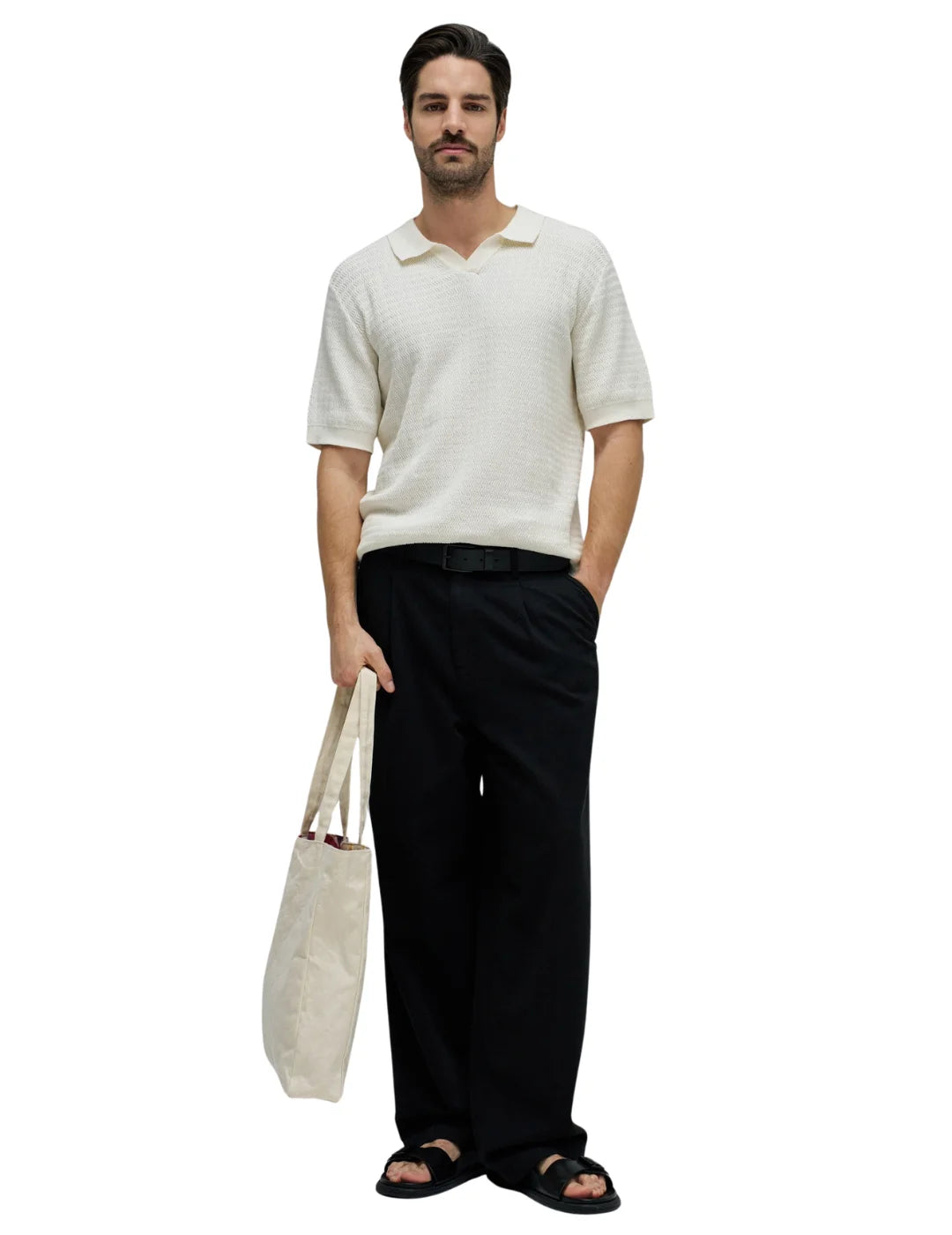 Polo Tricot Salsa Jeans Crudo | Bicos de Fío