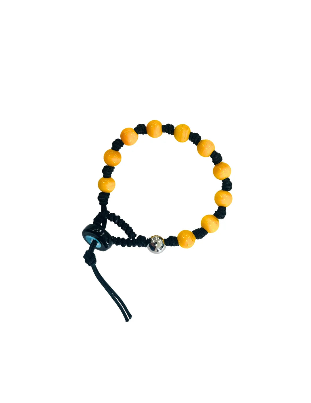 Pulsera Disorder Murano Glass Amarillo | Bicos de Fío