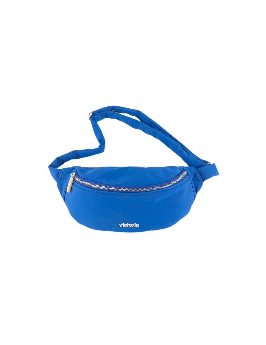Riñonera Nylon Victoria Azul | Bicos de Fío