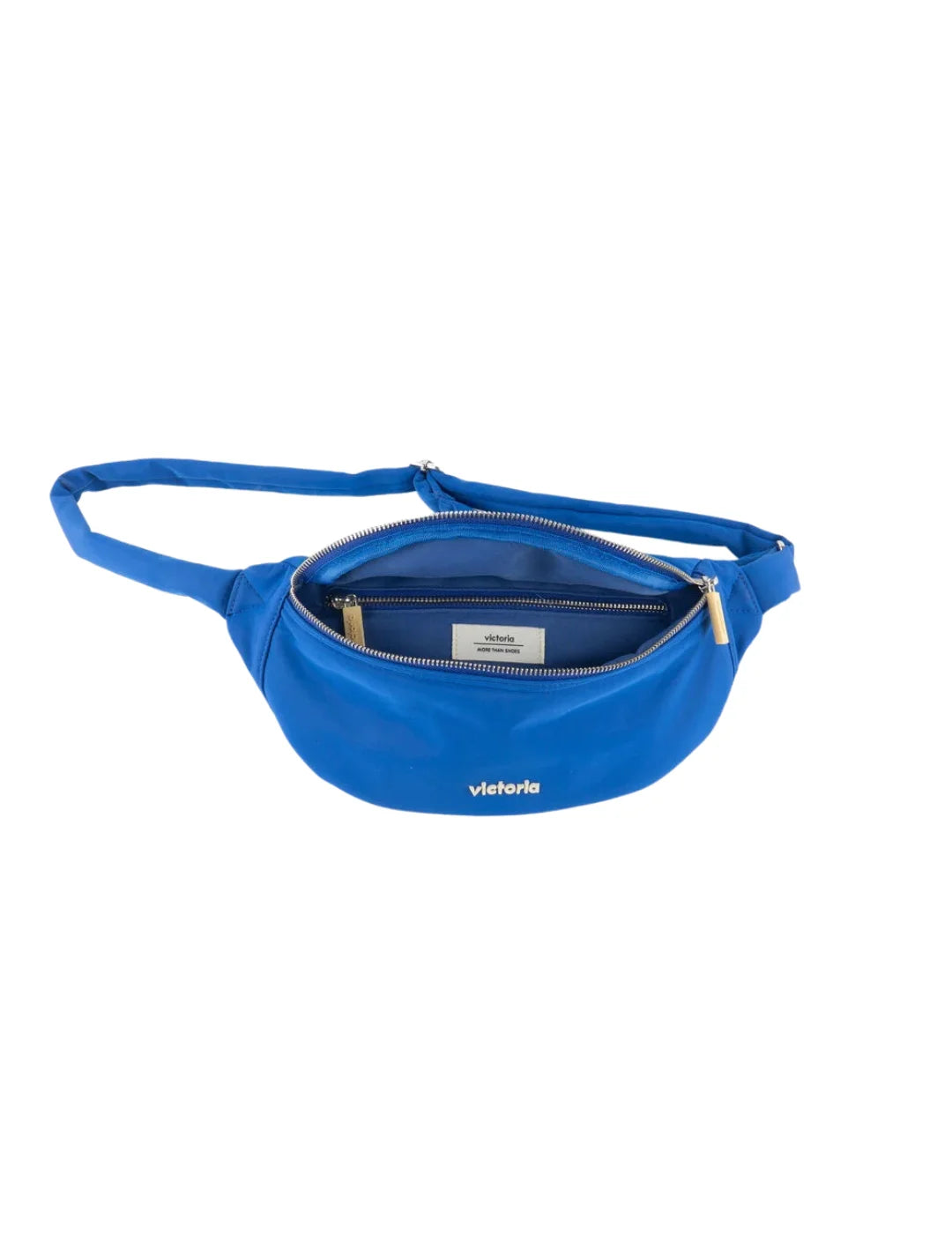 Riñonera Nylon Victoria Azul | Bicos de Fío