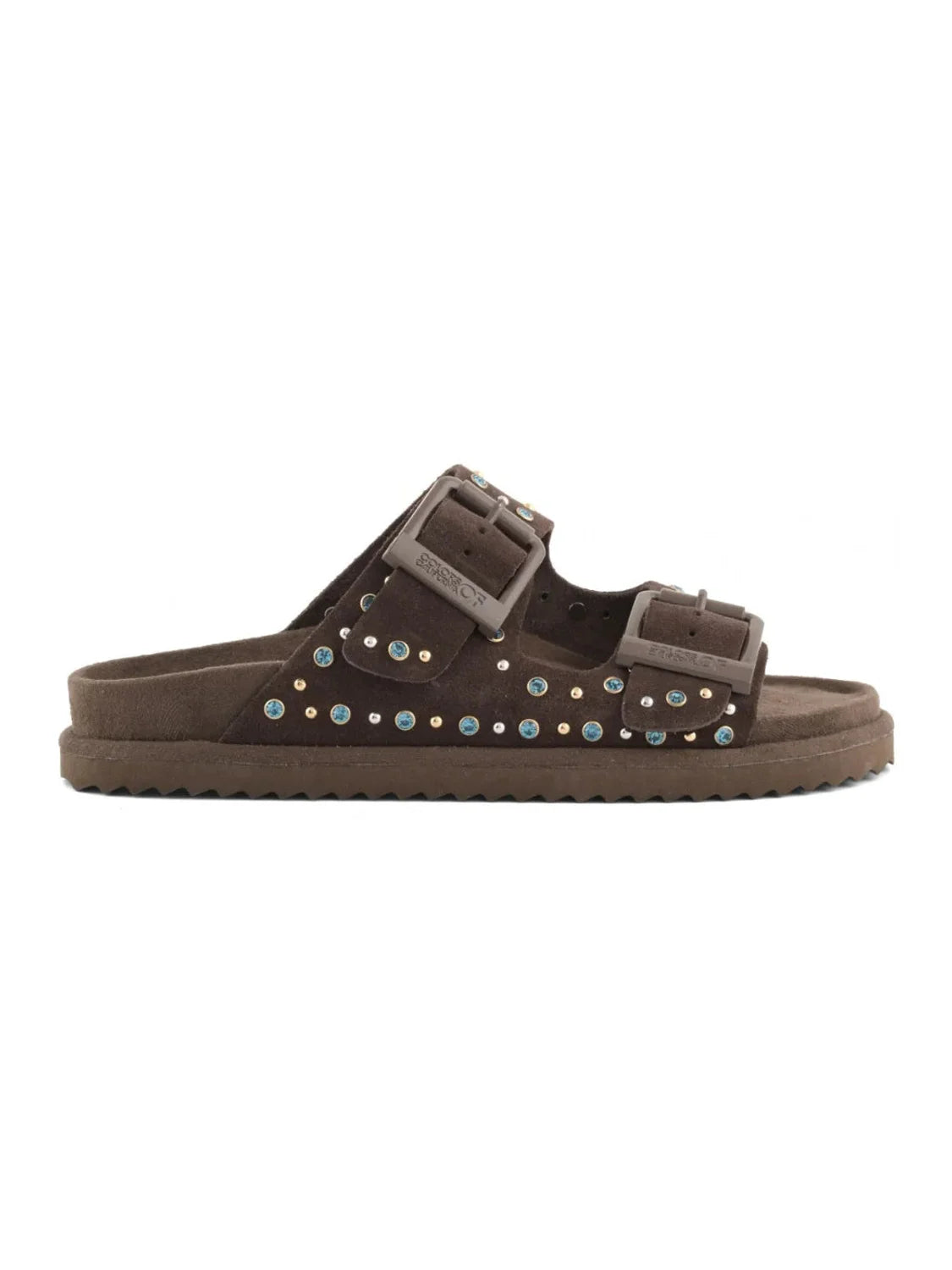 Sandalia Colors Of California Slofiw Suede Moka | Bicos de Fío