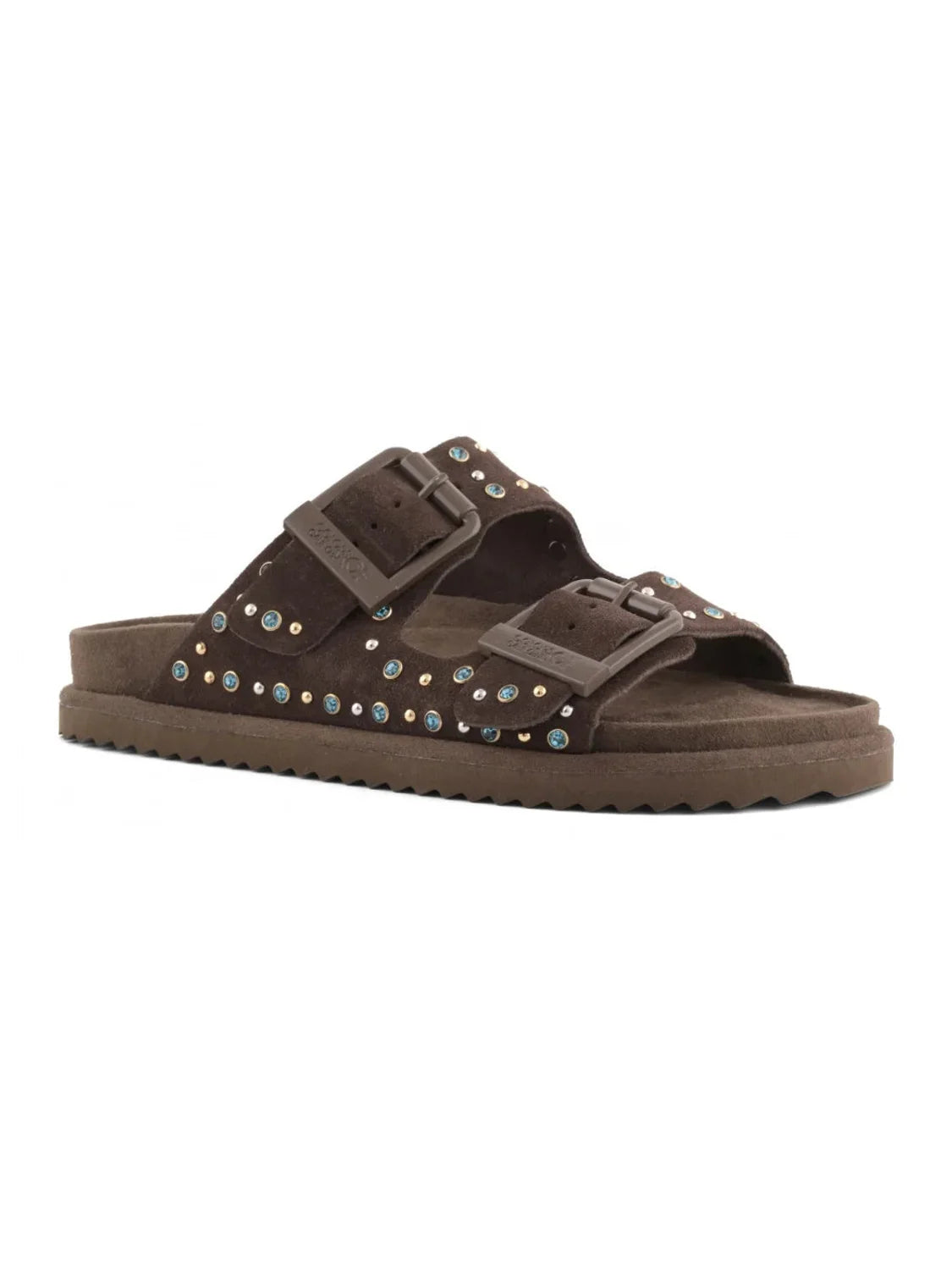 Sandalia Colors Of California Slofiw Suede Moka | Bicos de Fío