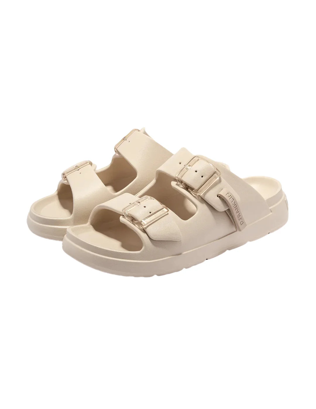 Sandalia D.Franklin Vibe Foam 2 Hebillas Cream | Bicos de Fío