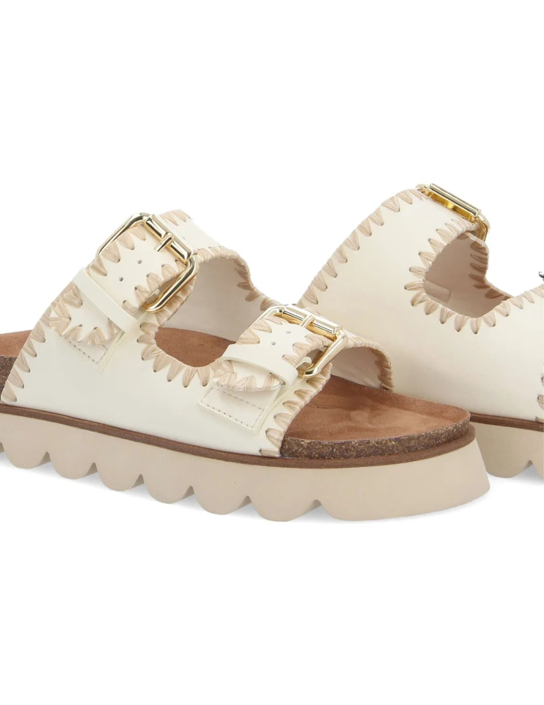 Sandalia NO NAME Sandy Edge Beige | Bicos de Fío