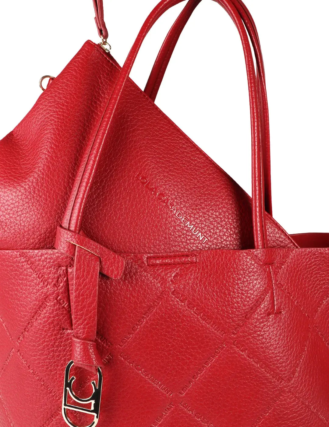 Shopper Rombos Lola Casademunt Rojo | Bicos de Fío
