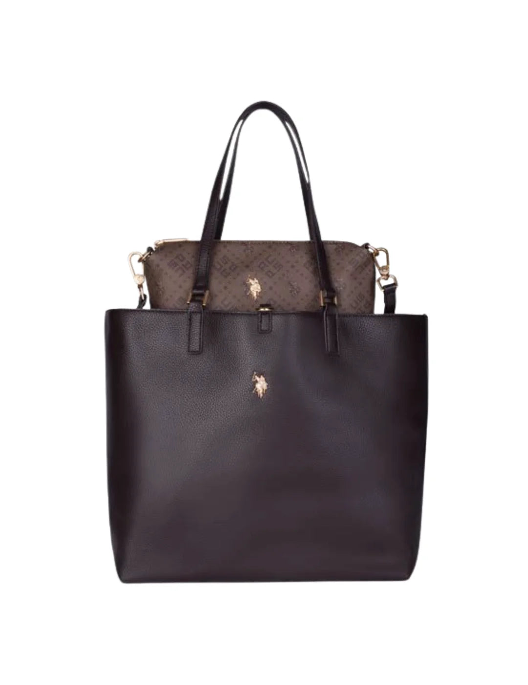 Bolso Shopper US Polo Assn Malibu Chocolate | Bicos de Fío
