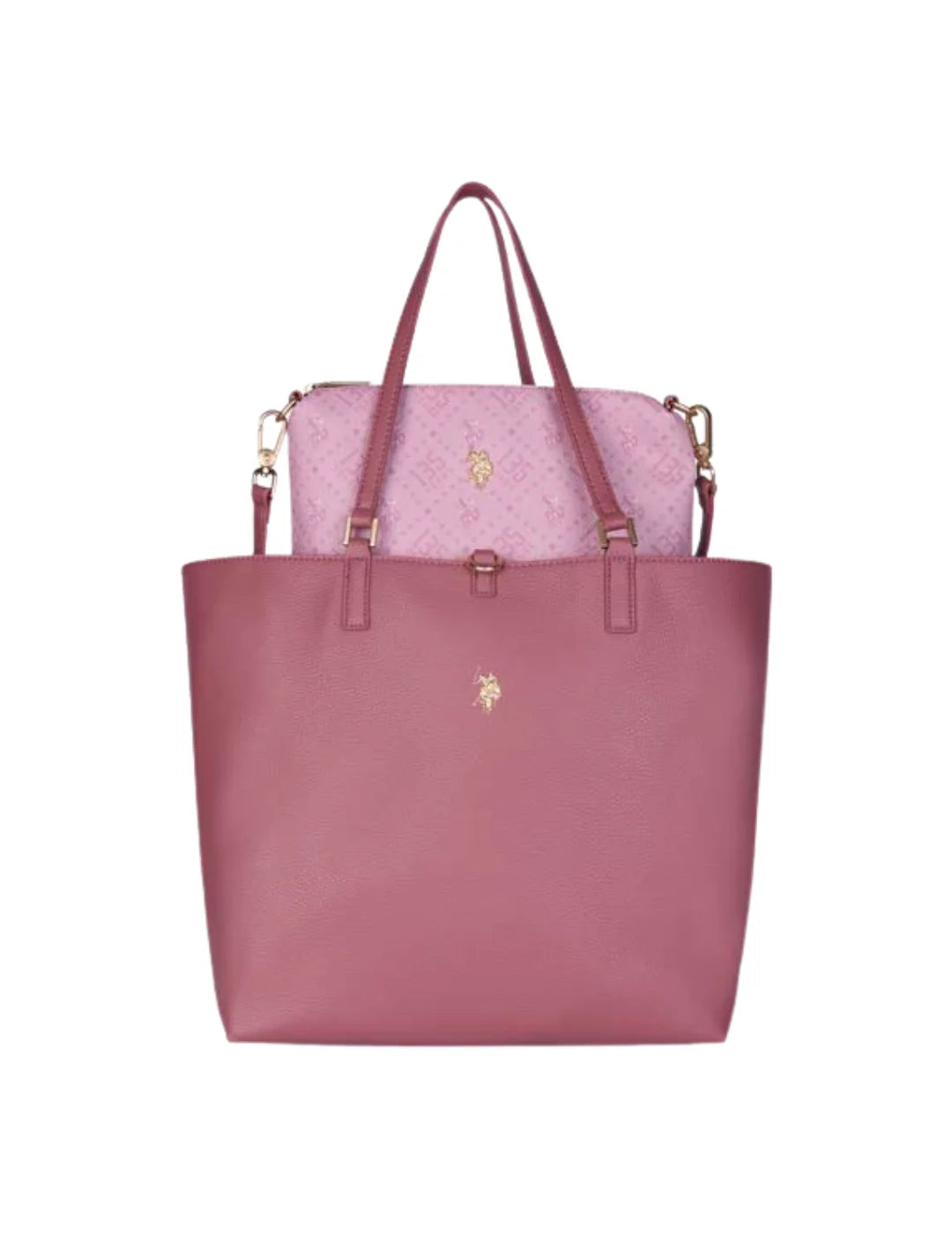 Bolso Shopper US Polo Assn Malibu Rosa | Bicos de Fío