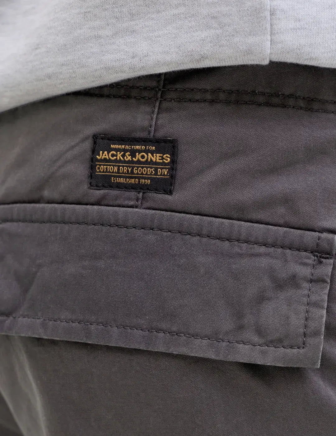 Short Cargo Jack&Jones Cole Frank Gris | Bicos de Fío