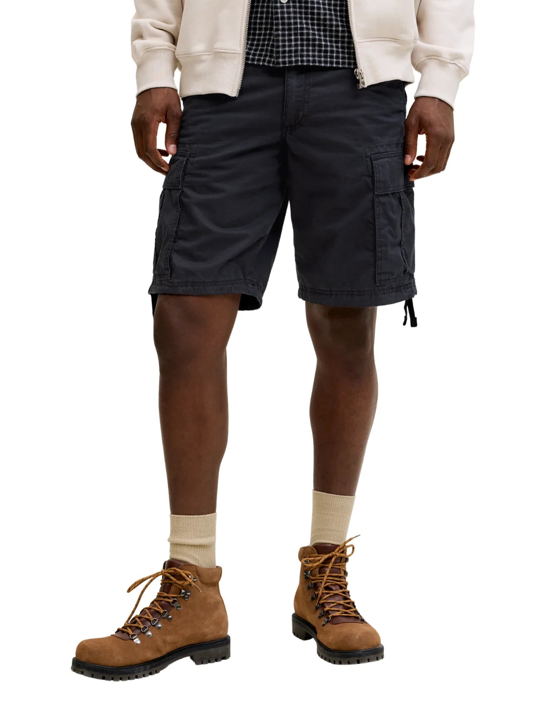 Short Cargo Jack&Jones Cole Frank Negro | Bicos de Fío