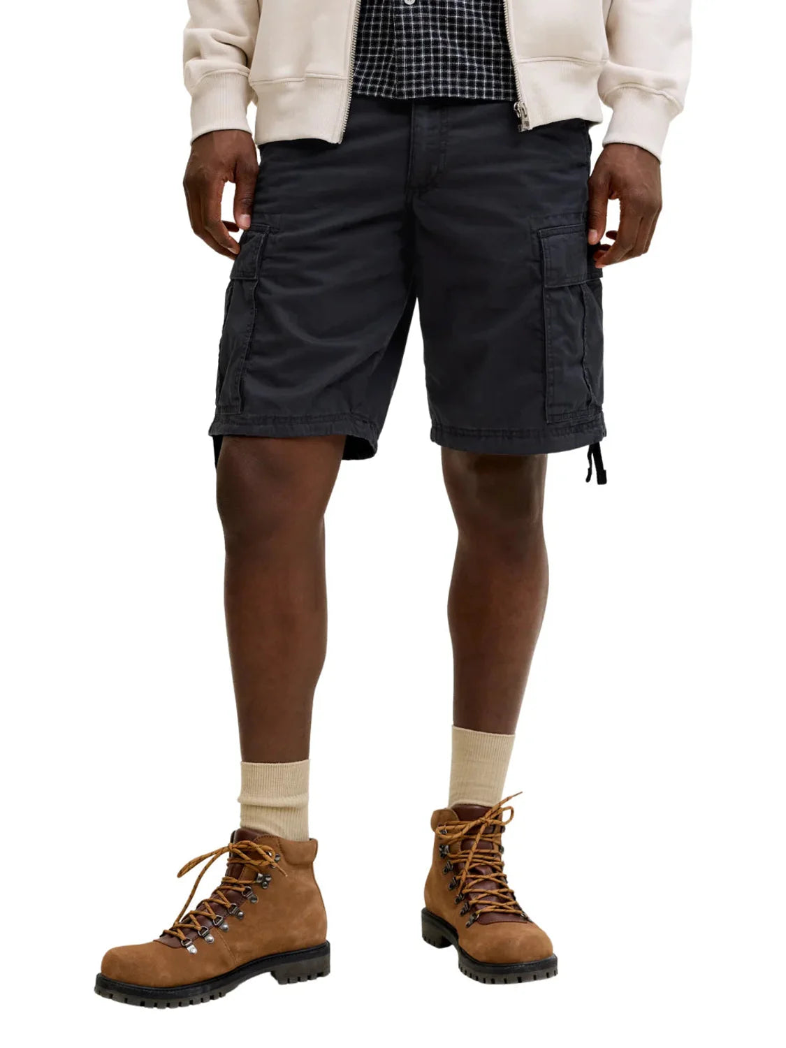 Short Cargo Jack&Jones Cole Frank Negro | Bicos de Fío