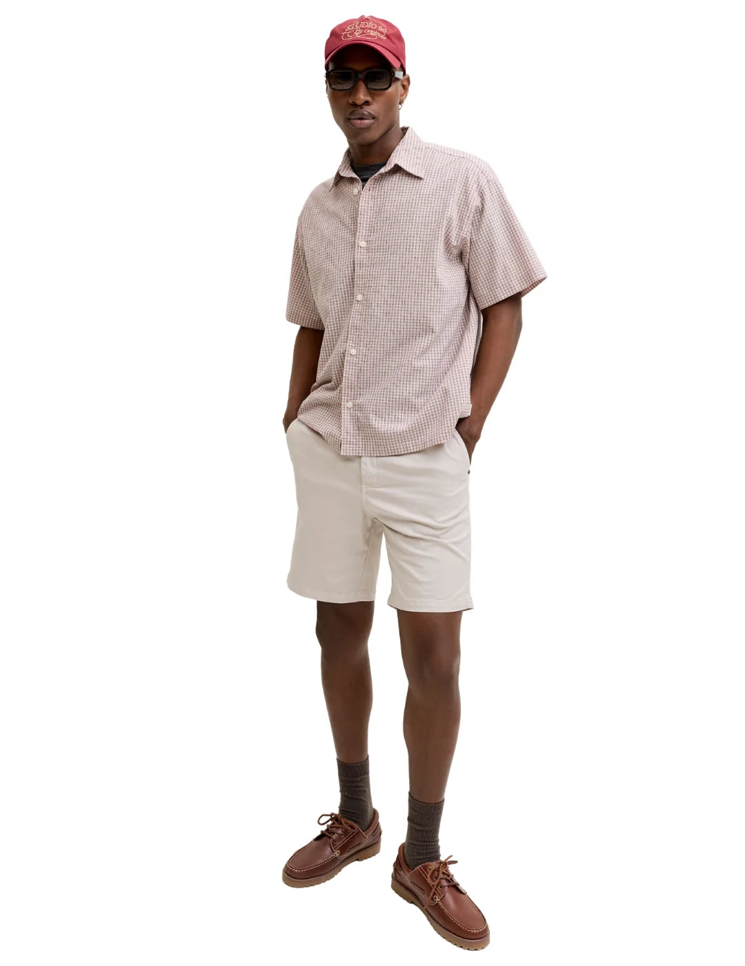Pantalón Corto Chino Jack&Jones Vance Beige | Bicos de Fío
