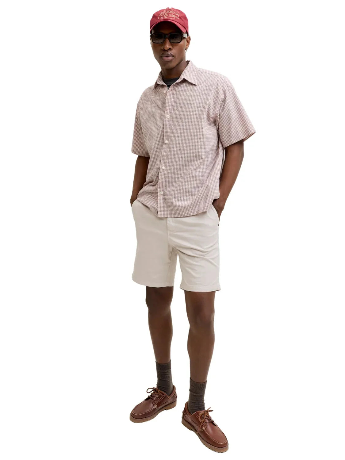 Pantalón Corto Chino Jack&Jones Vance Beige | Bicos de Fío